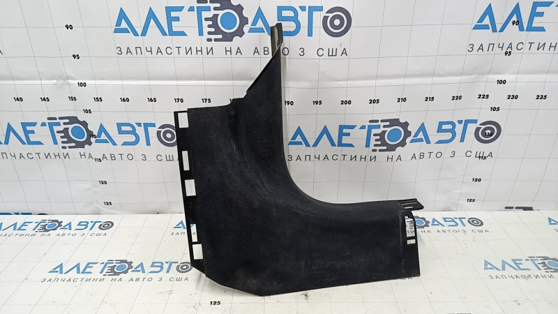 Накладка передней стойки нижняя правая Ford Mustang mk6 15-23 черная, затерта, царапины