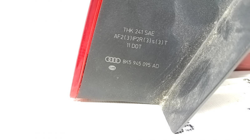 Фонарь внешний крыло левый Audi A4 B8 13-16 рест седан LED, царапины