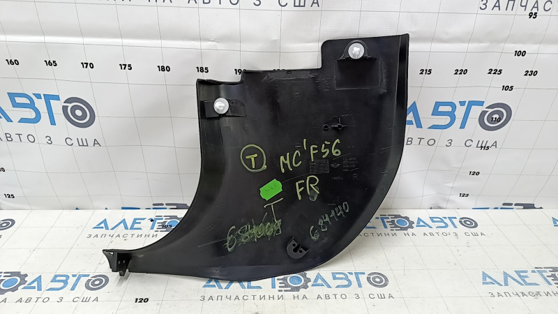 Накладка передней стойки нижняя правая Mini Cooper F56 3d 14-24 черная. царапины