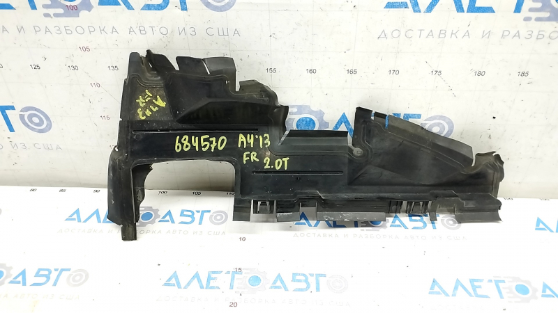 Дефлектор радиатора правый Audi A4 B8 13-16 2.0T надломан