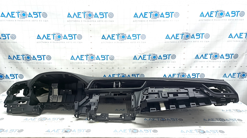 Торпедо передняя панель с AIRBAG Honda Insight 19-21 черная, с накладкой, ржавый пиропатрон, под чистку