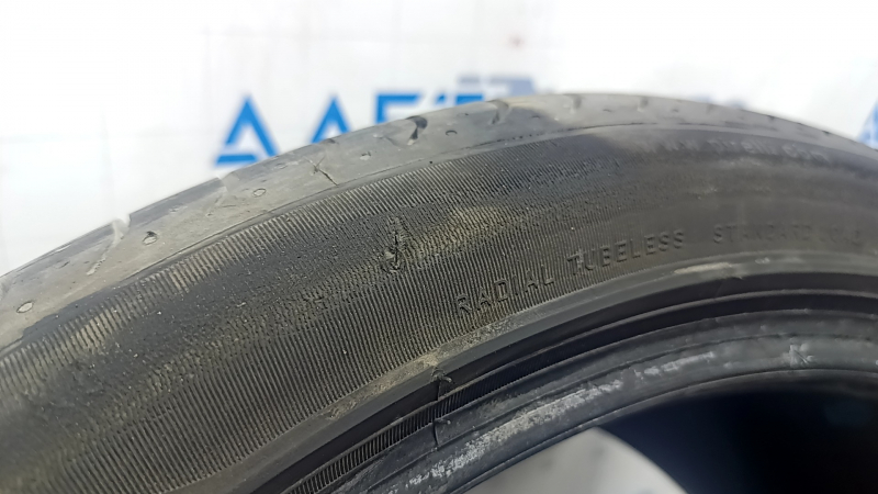 Шина R21 295/35 Pirelli p zero 2023 лето 6.5мм порез, потрескана