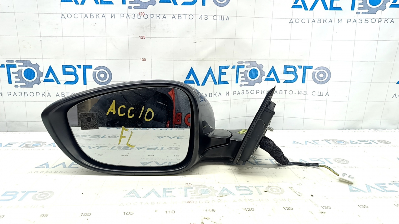 Зеркало боковое левое в сборе Honda Accord 18-22 3 пина графит