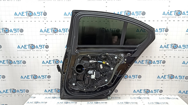 Дверь в сборе задняя правая BMW 3 G20 19-26 keyless, черный 668, в пленке черный мат, тычка
