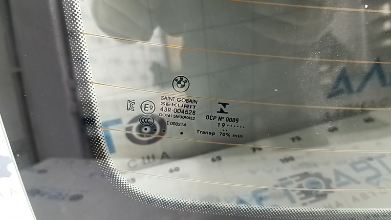 Стекло заднее BMW 3 G20 19-26