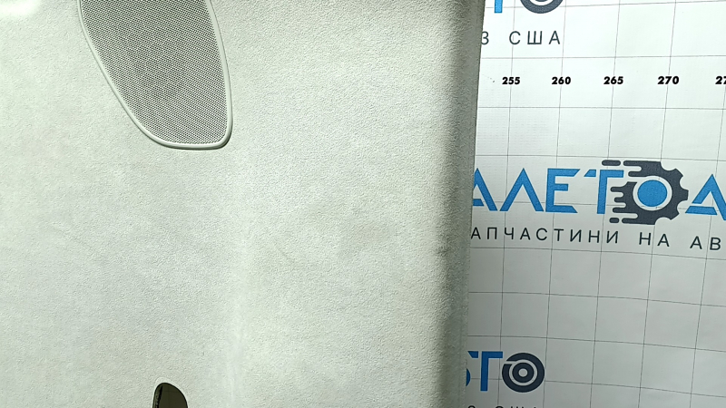 Обшивка потолка Volvo XC90 16-22 под панораму, под 3 ряд, алькантара серая, под химчистку, заломы, окалина, оторваны крепления