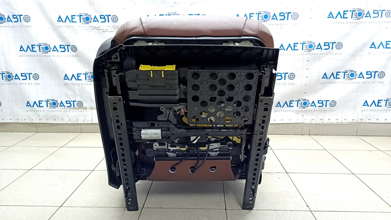 Пассажирское сидение BMW X5 F15 14-14 с airbag, электро, BASE, кожа коричневая TERRA, царапины