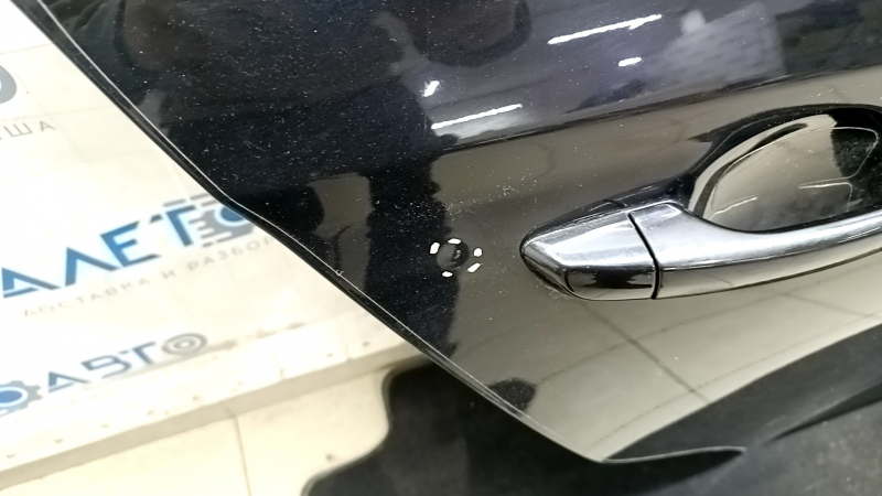 Дверь в сборе задняя правая Hyundai Elantra AD 17-20 черный S3, тычка, крашена 0.25