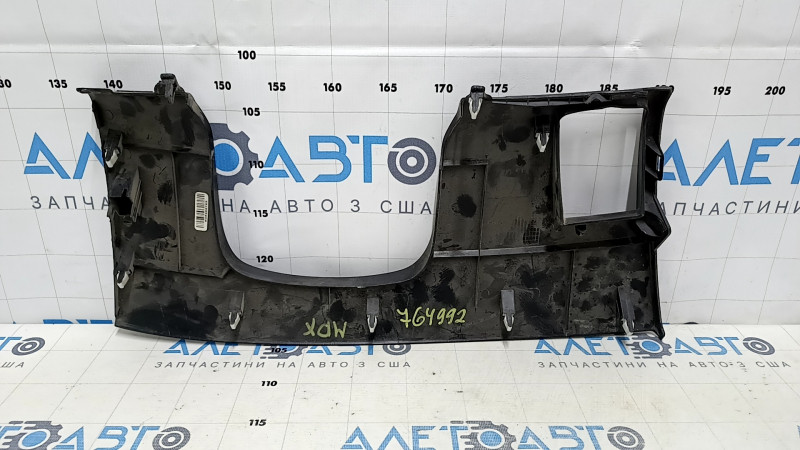 Накладка колени водителя Acura MDX 07-13 черная, затерта, царапины