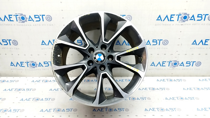 Диск колесный R19 x 9J BMW X5 F15 14-18 бордюрка, коррозия, с центральным колпачком