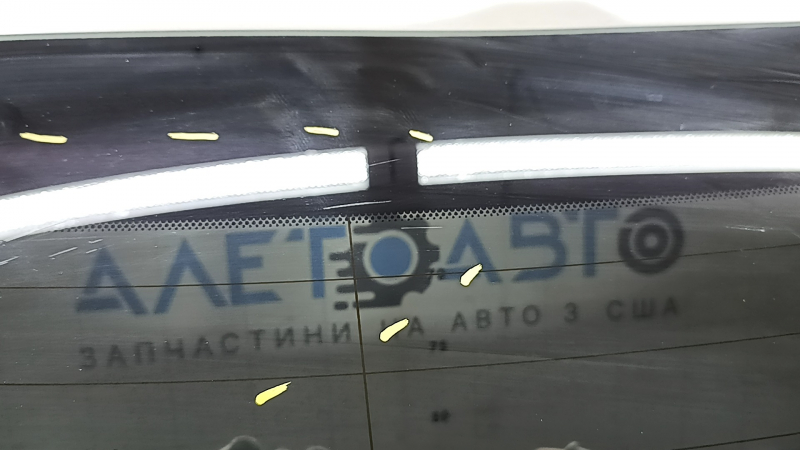 Дверь багажника голая со стеклом Lexus RX350 RX450h 16-22 электро, тонировка, белый 085, царапины на стекле