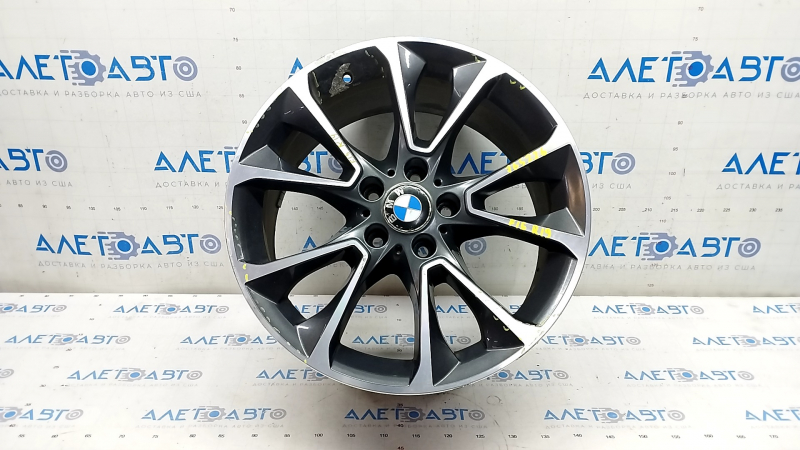Диск колесный R19 x 9J BMW X5 F15 14-18 бордюрка, коррозия, с центральным колпачком