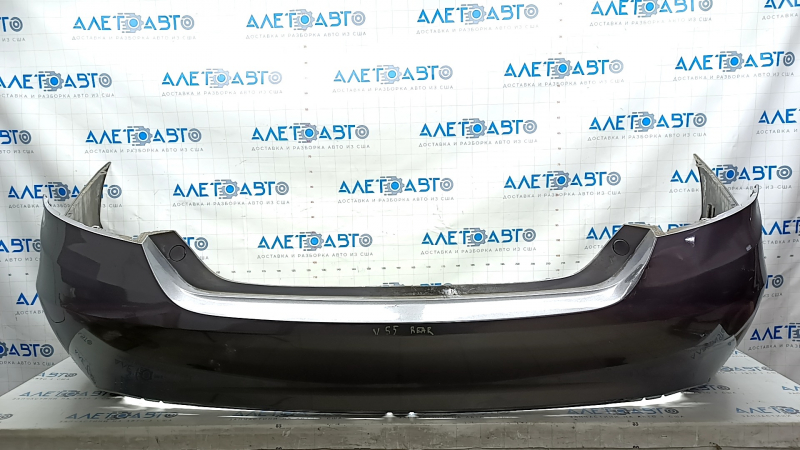 Бампер задний голый Toyota Camry v55 15-17 usa графит, CAPA, примят, трещины