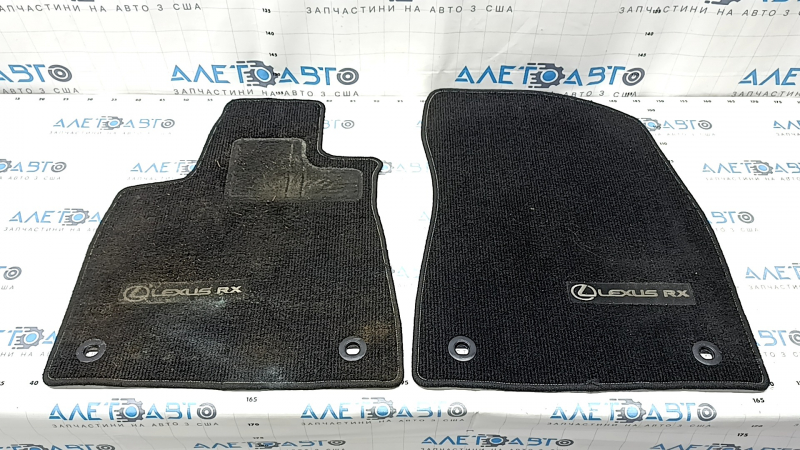 Комплект ковриков салона ткань Lexus RX350 RX450h 16-22 черный, под химчистку