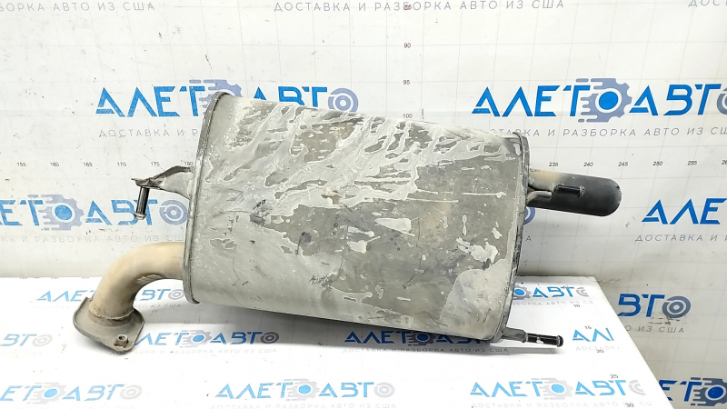 Глушитель задняя часть с бочкой Toyota Camry v55 15-17 2.5 usa без хром насадки, примят