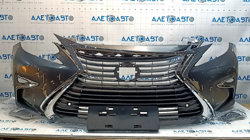 Бампер передний в сборе Lexus ES300h ES350 16-18 рест 14 позиций