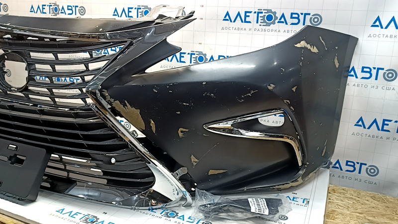 Бампер передний в сборе Lexus ES300h ES350 16-18 рест 14 позиций
