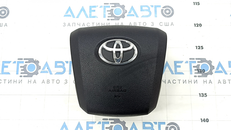 Подушка безопасности airbag в руль водительская Toyota Prius 50 16-22 черная, ржавый пиропатрон