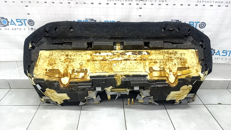 Задний ряд сидений 2 ряд Toyota Prius 50 21-22 кожа черно-серая, под химчистку, примят, отсутствует крепление