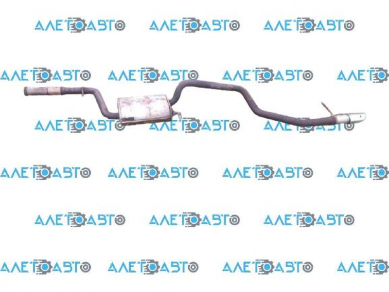 Глушитель задняя часть бочка VW Passat b7 12-15 USA diesel, ржавый