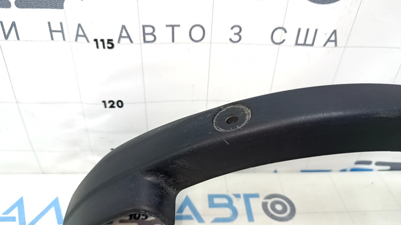 Накладка петли крышки багажника правая Lexus ES300h ES350 13-18 черная, царапины