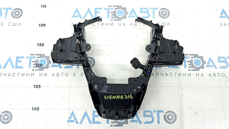 Кнопки управления на руле Toyota Sienna 21-26 LE, XLE, черные с серым