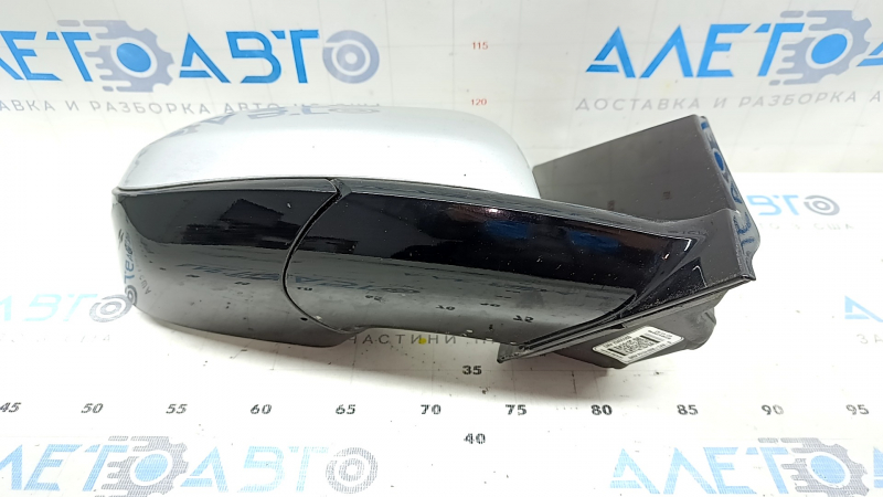 Зеркало боковое правое в сборе Chevrolet Volt 16-17 6 пинов, BSM, подогрев, серебро