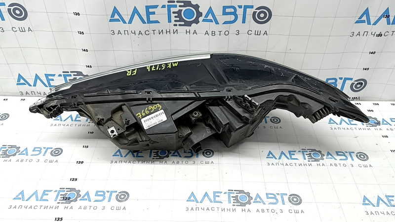 Фара передняя правая в сборе Ford Fusion mk5 17-20 LED, с DRL с блоком, под полировку