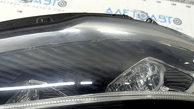 Фара передняя правая в сборе Ford Fusion mk5 17-20 LED, с DRL с блоком, под полировку