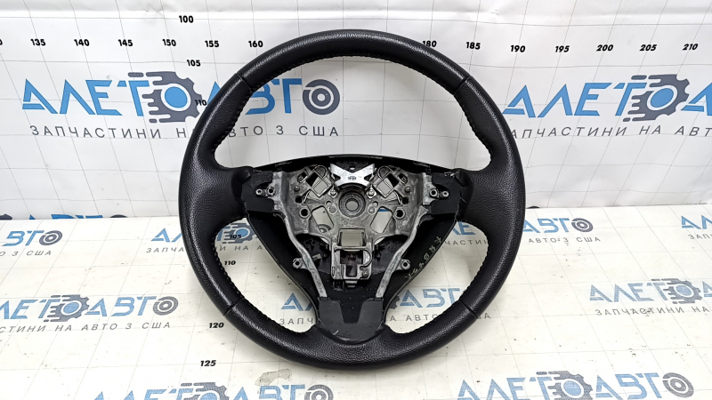 Руль голый Nissan Versa Note 13-19 кожа черная, царапины