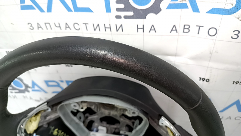 Руль голый Nissan Murano z52 15-18 кожа черная, царапины, тычки