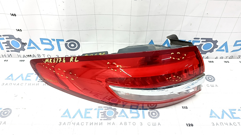 Фонарь внешний крыло левый Ford Fusion mk5 17-20 с хром молдингом, царапины