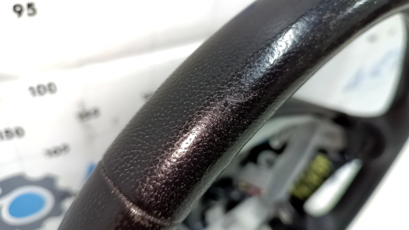 Руль голый Infiniti JX35 QX60 13-16 дорест, кожа, черный, затертый, царапины, тычка, без накладок