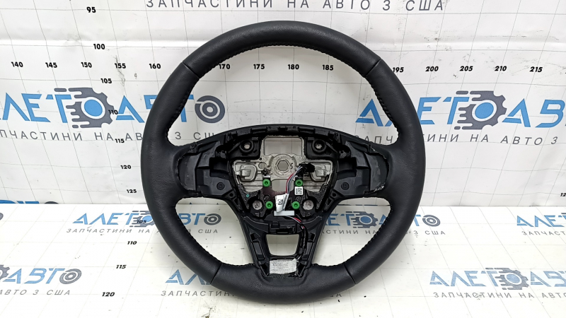 Руль голый Ford Escape MK4 20-22 кожа, подогрев, без кнопок, царапины, вмятина