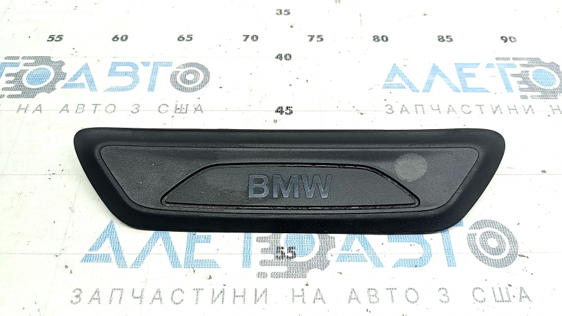 Накладка порога зовнішня ззаду ліва BMW X1 F48 16-22 чорна, потертість