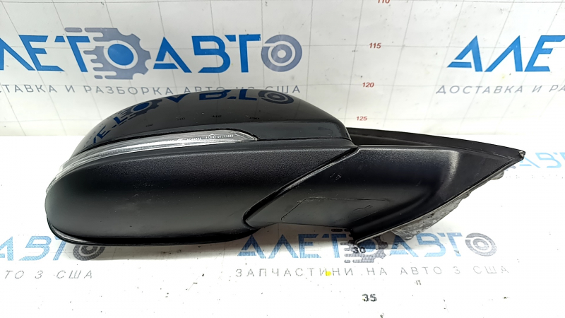 Зеркало боковое правое в сборе BMW X1 F48 16-22 черное, 5 пинов, поворотник