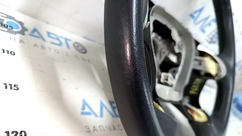 Руль голый Infiniti JX35 QX60 13-16 дорест, кожа, черный с подогревом, царапины, тычки, потертости