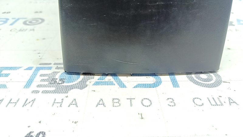 Консоль задняя в сборе BMW X5 F15 14-18 черная, 3 ряд, с дефлекторами, подстаканники, царапины