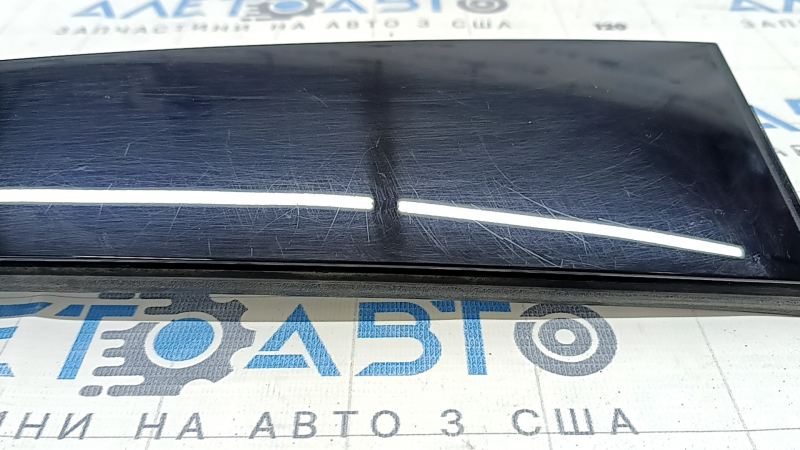 Накладка двери боковая задняя левая Audi Q5 80A 18-25 передняя, черн глянец, царапины