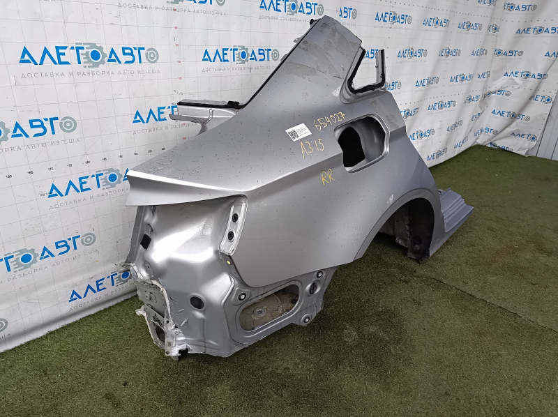 Четверть крыло задняя правая Audi A3 8V 15-20 4d, серебро, отпилена