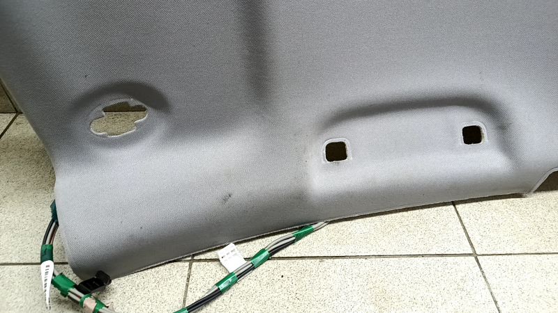 Обшивка потолка Toyota Camry v70 18-24 серая без люка, L/LE/SE, под химчистку, заломы