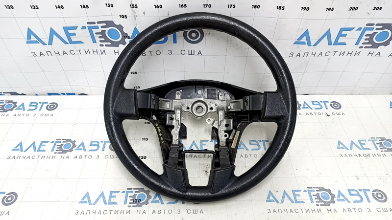 Руль голый Mitsubishi Galant 04-06 резина черный, тычка,под чистку, затерт, царапины
