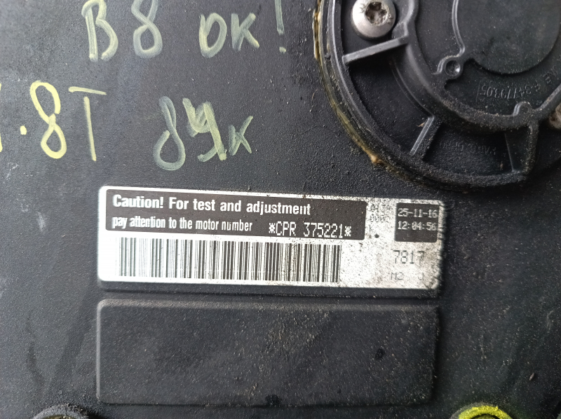 Двигатель VW Passat b8 16-19 USA 1.8 TFSI CPRA 84к, 10-10-10-10