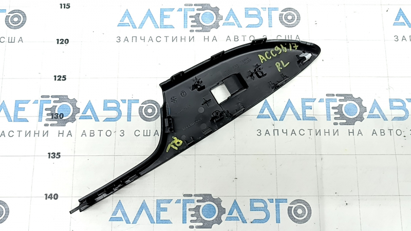 Накладка управления стеклоподъемником задним левым Honda Accord 13-17 структура