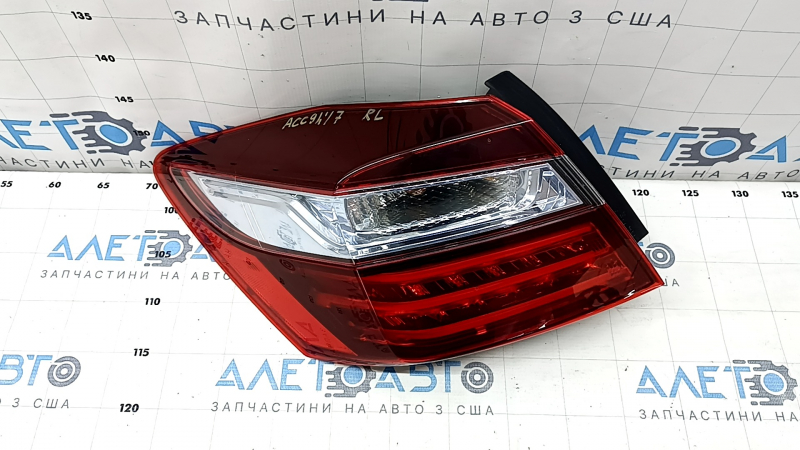 Фонарь внешний крыло левый Honda Accord 16-17 hybrid, рест LED