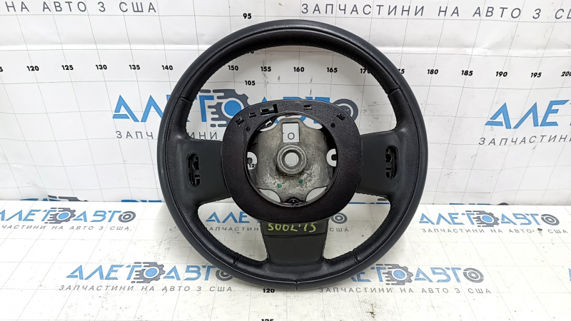 Руль голый Fiat 500L 14-17 кожа черный, царапины