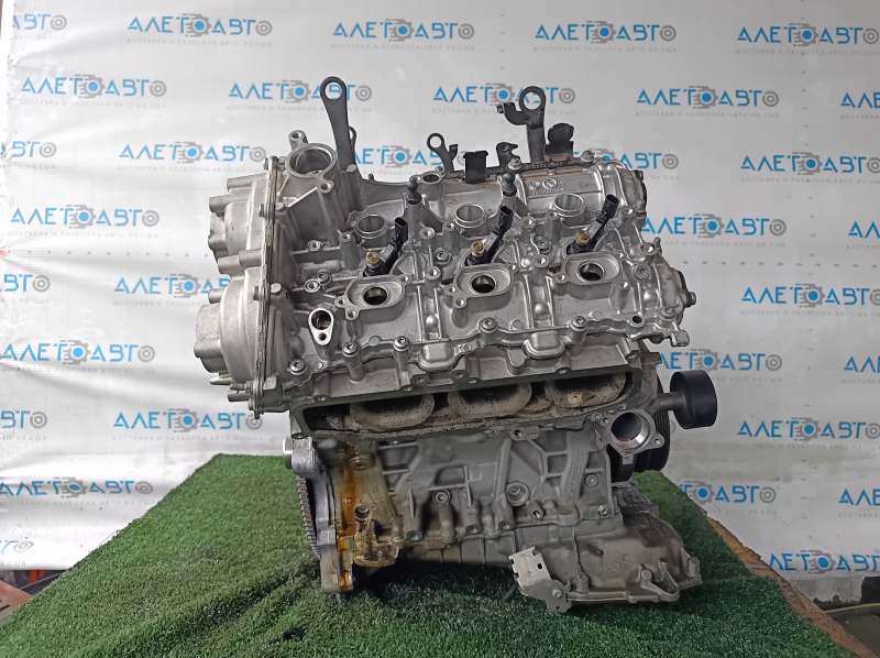 Двигатель Audi Q5 80A 18-20 3.0T CWGD, 96к, повреждение водой, клин, эмульсия, на запчасти