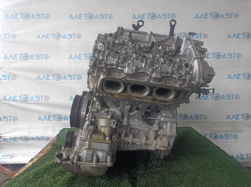 Двигатель Audi Q5 80A 18-20 3.0T CWGD, 96к, повреждение водой, клин, эмульсия, на запчасти