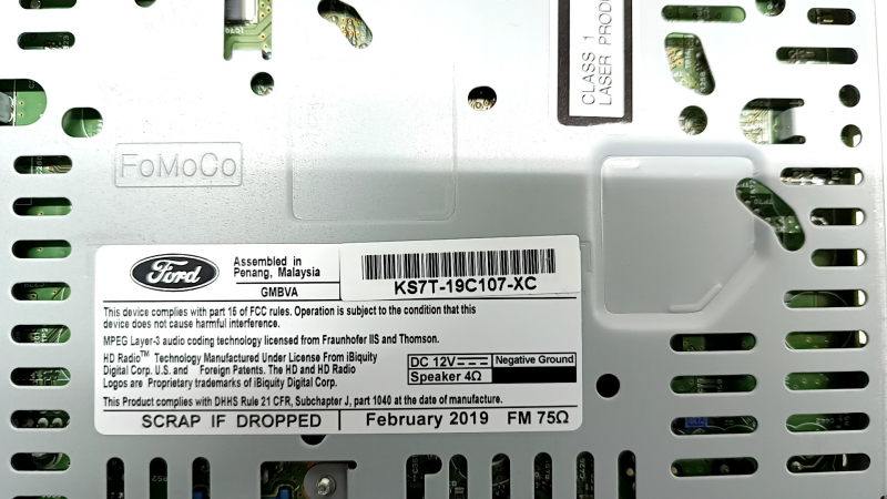 Головное устройство Ford Fusion mk5 13-20 SYNC 3