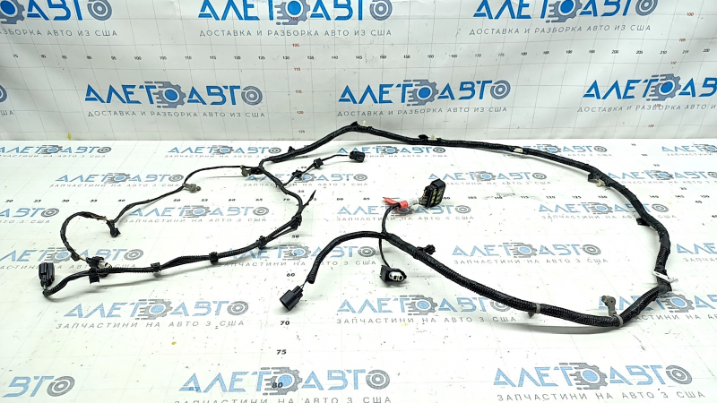 Проводка переднего бампера Ford Fusion mk5 19-20 без парктроников, под жалюзи и птф
